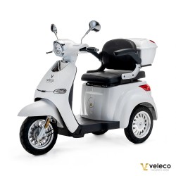 Veleco CRISTAL – 3-wheeled mobility scooter with full LED lights
