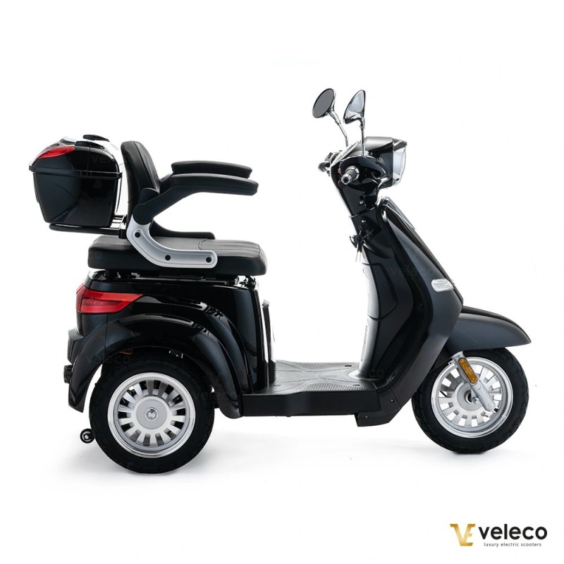 Veleco CRISTAL: trike mobility scooter with full LED lights