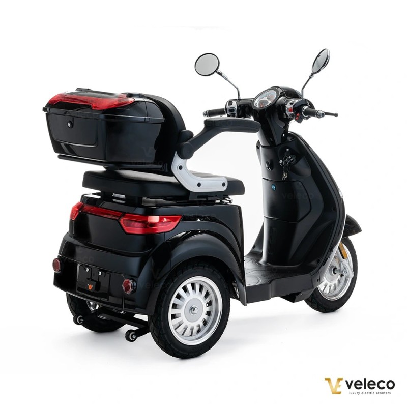 Veleco CRISTAL: trike mobility scooter with full LED lights