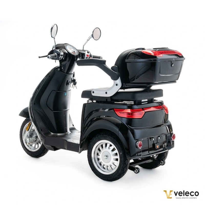 Veleco CRISTAL: trike mobility scooter with full LED lights