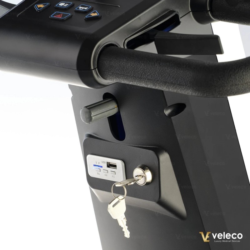 Veleco SHARPY scooter confortevole con sedile girevole