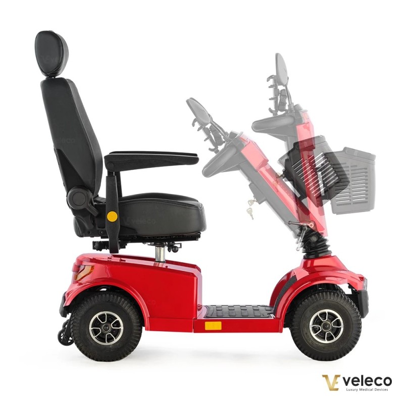 Veleco JUMPY 4-wheeler mobility scooter with comfy swivel seat