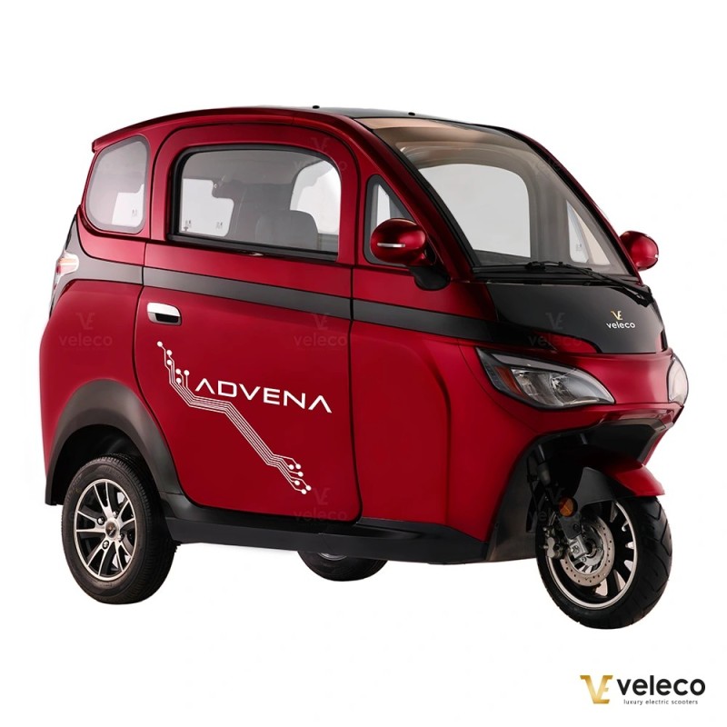 Veleco CRISTAL – 3-wheeled mobility scooter with full LED lights