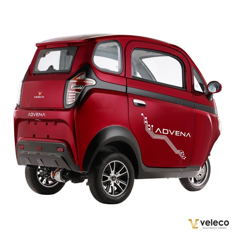 Veleco CRISTAL – 3-wheeled mobility scooter with full LED lights