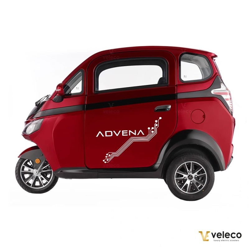 Veleco CRISTAL – 3-wheeled mobility scooter with full LED lights