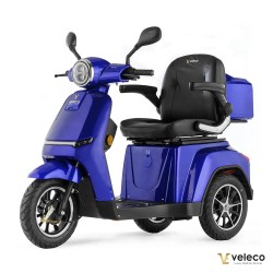 Veleco TURRIS – 3-wheeled mobility scooter with full LED lights