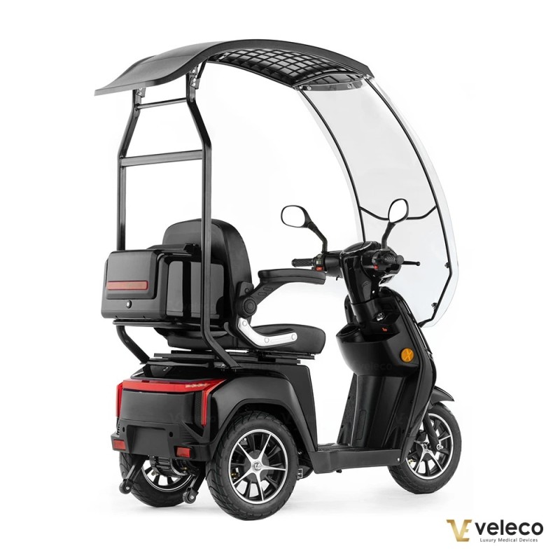Veleco TURRIS: mobility scooter with acceleration button