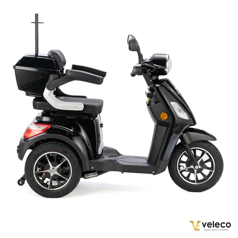 Veleco DRACO - scooter de mobilité à 3 roues avec équipement supplémentaire