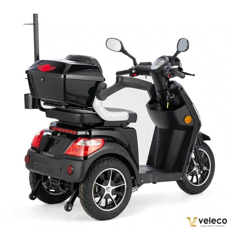 Veleco DRACO - scooter de mobilité à 3 roues avec équipement supplémentaire