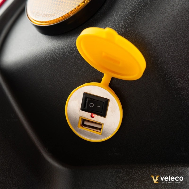 Veleco DRACO - scooter de mobilité à 3 roues avec équipement supplémentaire