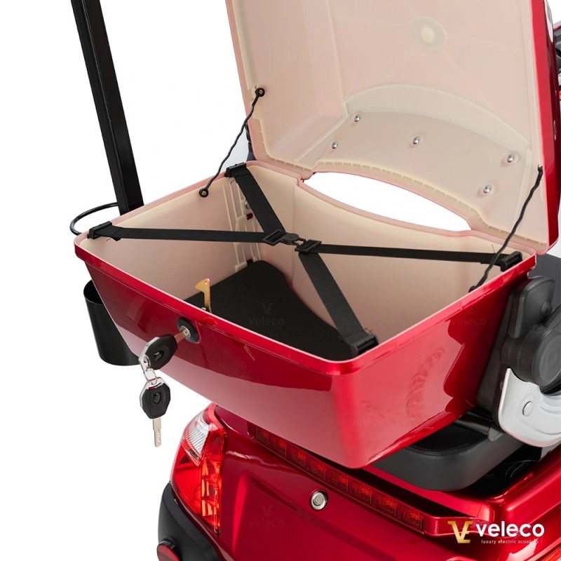 Veleco DRACO - scooter de mobilité à 3 roues avec équipement supplémentaire