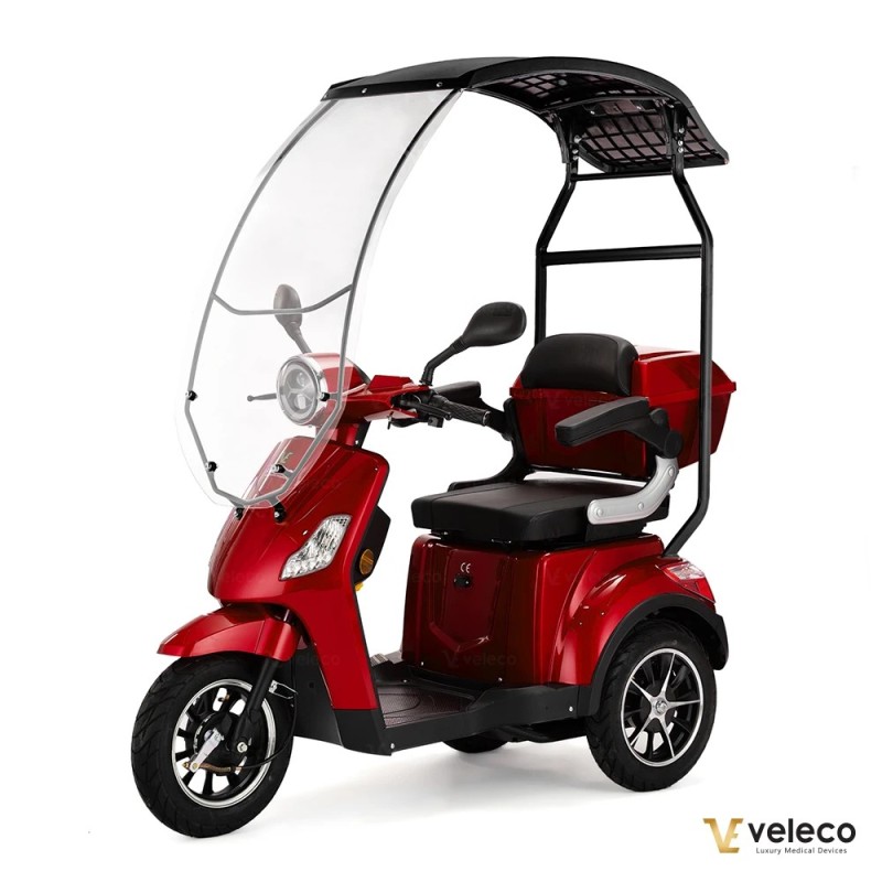 Veleco DRACO – 3-wheeled mobility scooter with extra equipment