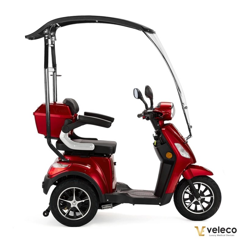 Veleco DRACO – 3-wheeled mobility scooter with extra equipment
