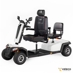 Veleco SHARPY comfortable mobility scooter with swivel captain seat