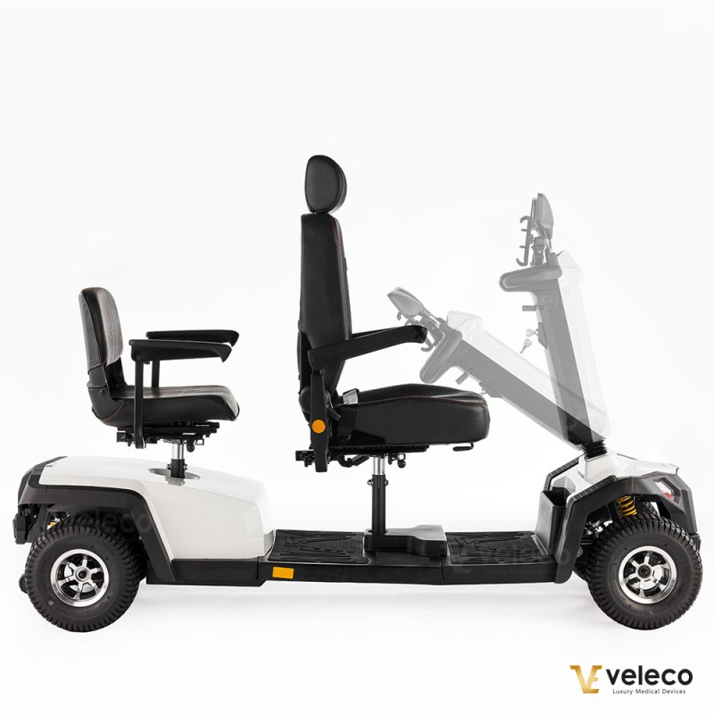Veleco SHARPY comfortable mobility scooter with swivel captain seat