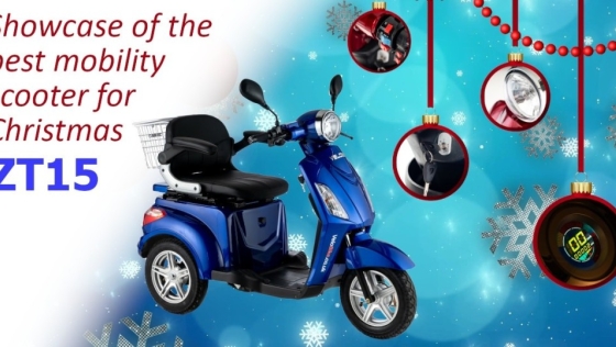 Model ZT15 – Showcase of the best Christmas mobility scooter