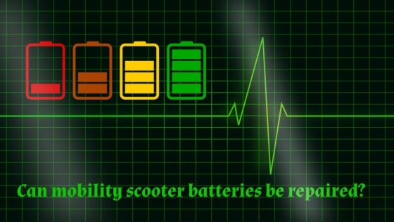 Can mobility scooter batteries be repaired?